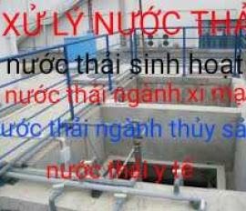 XỬ LÝ NƯỚC NƯỚC THẢI
